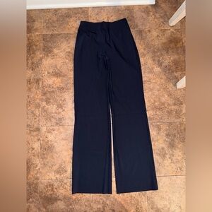Giorgio Armani Navy Wide Leg Pants